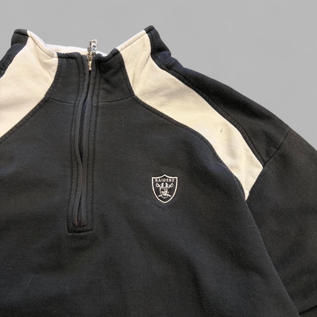 Vintage NFL Raiders 1/4 Zip - L