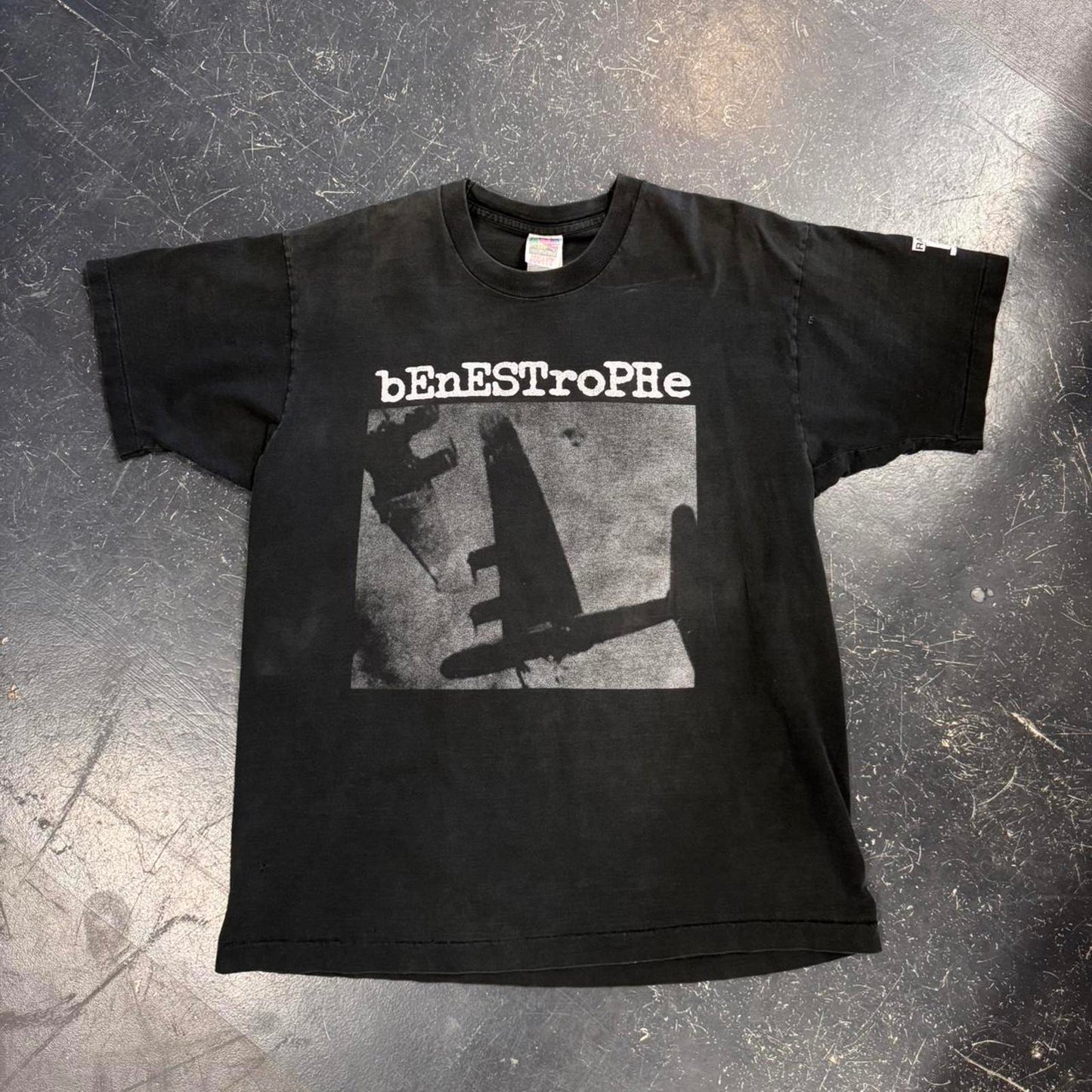 Vintage Rare 1994 Benestrophe Sensory Deprivation Tour Tee - XL