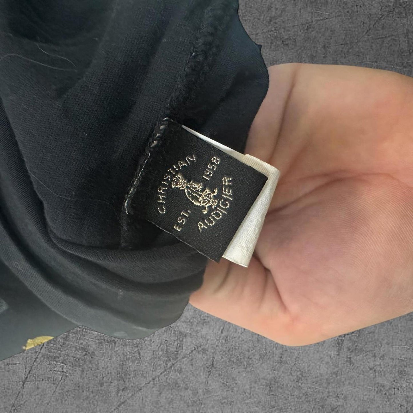 Black Christian Audigier Ed Hardy Skull Tee - L