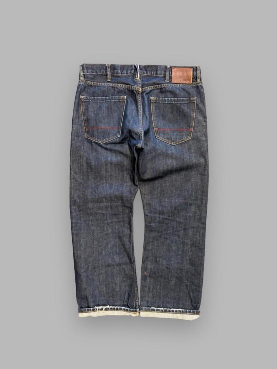 Y2K DH3 Loose Fit Raw Selvedge Denim - 36