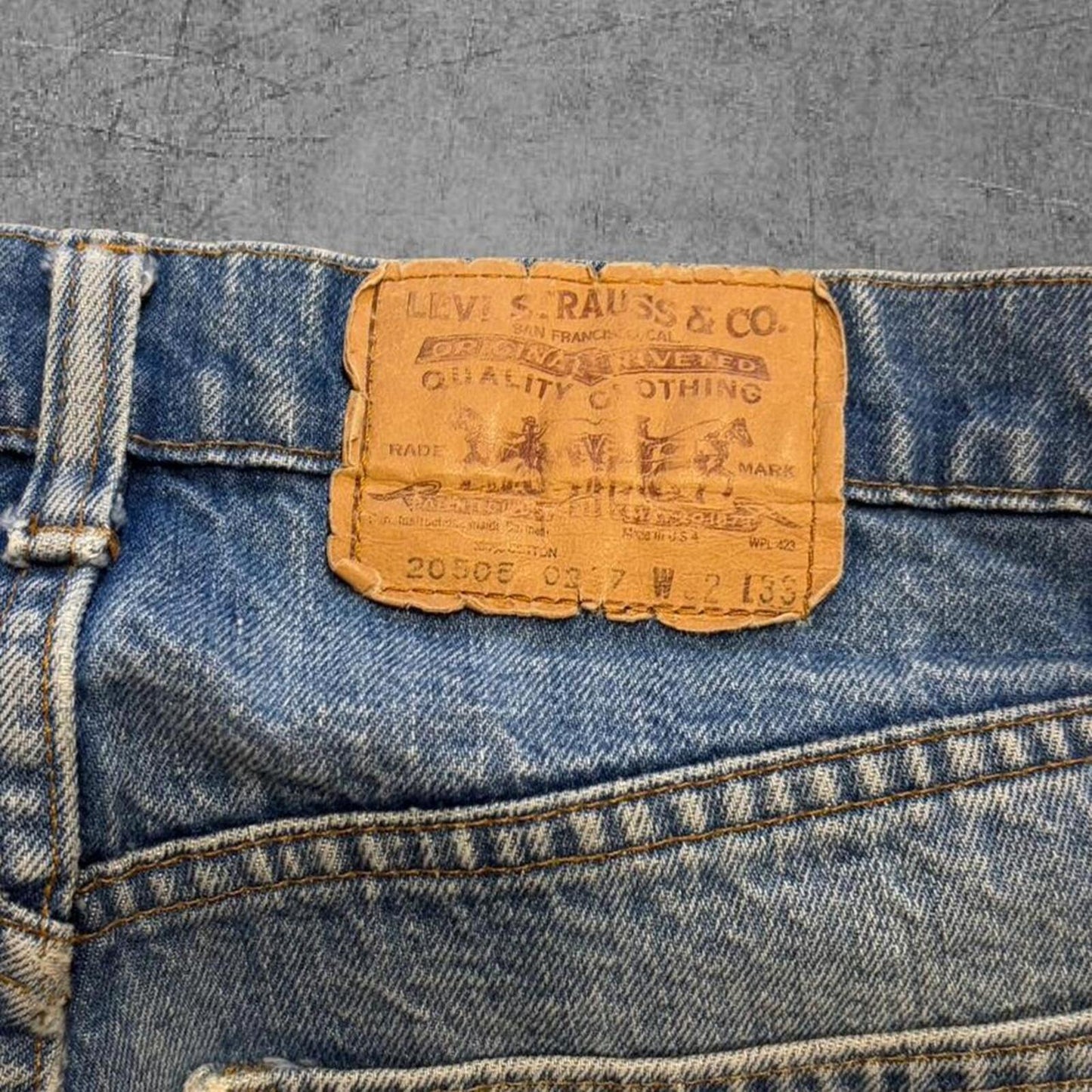 Vintage 1981 Levi 207 Orange Tabs - 32