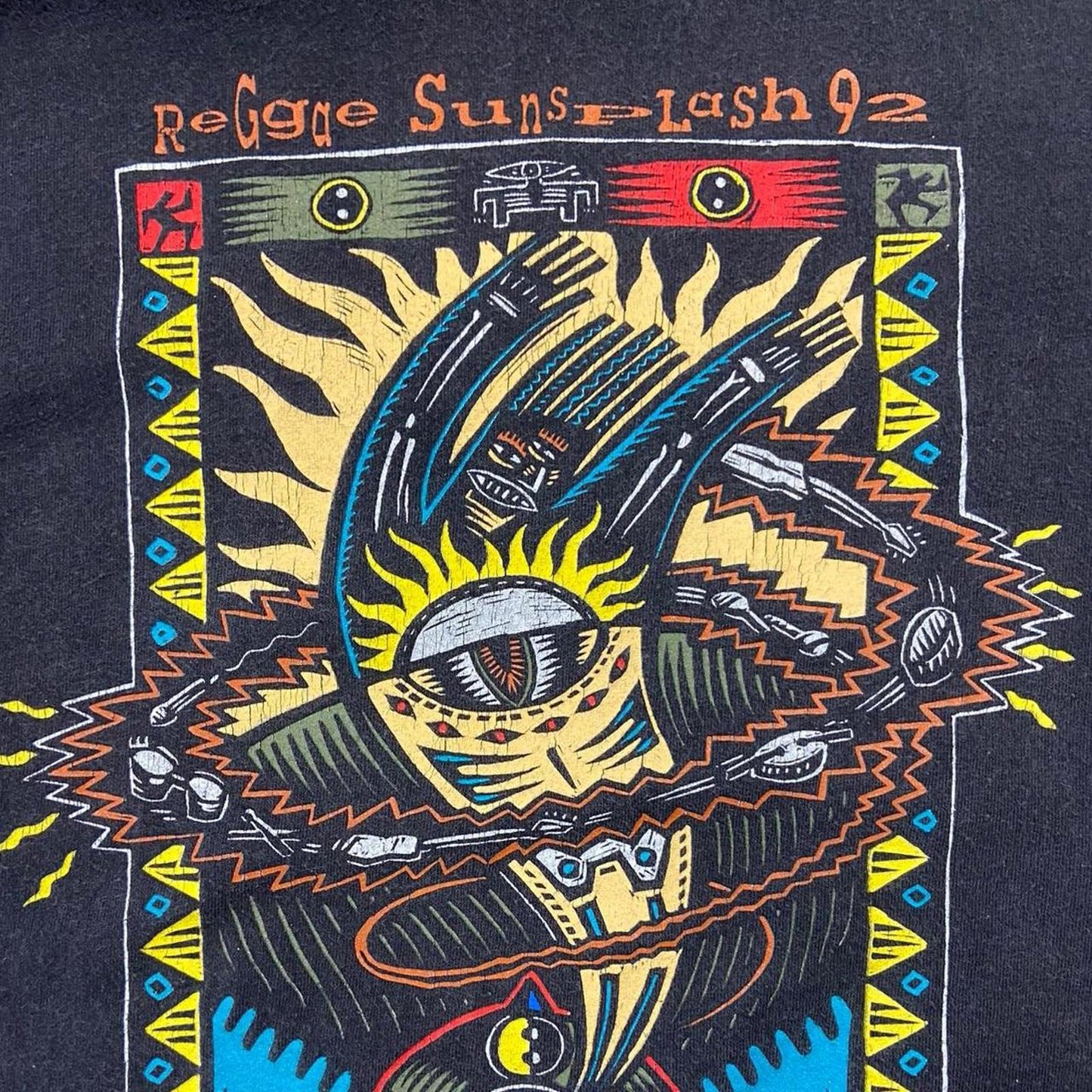 Vintage 1992 Reggae Sun Splash Tour Tee - XL