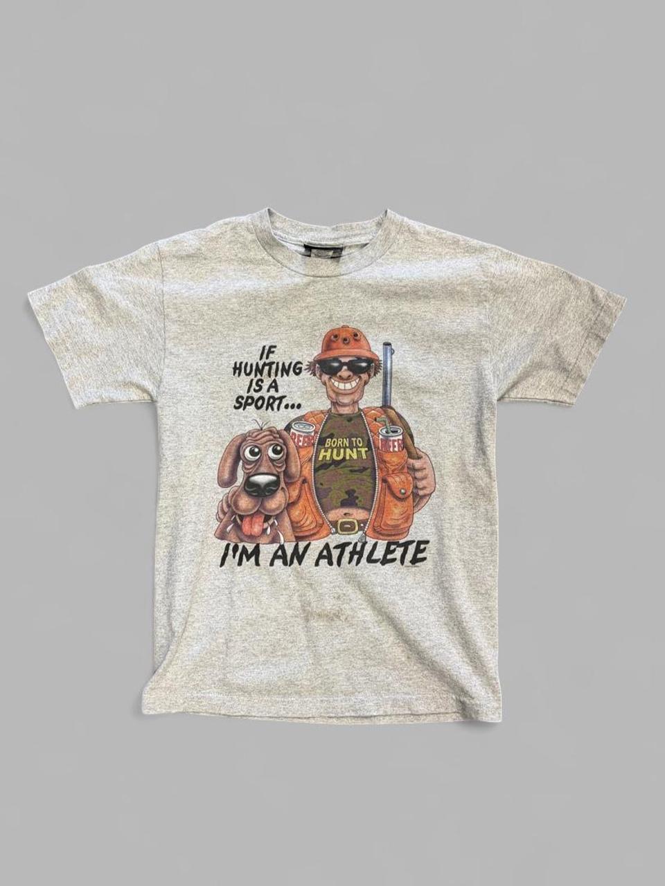 Vintage Hunting Humour Tee - S