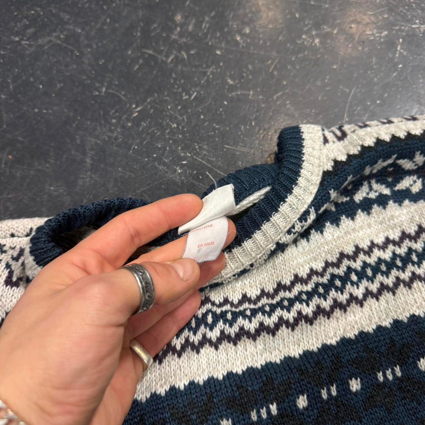 90s Jordache Grandpa Knit - XL