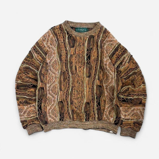 Vintage 90s Tundra Coogi Style Knit - L
