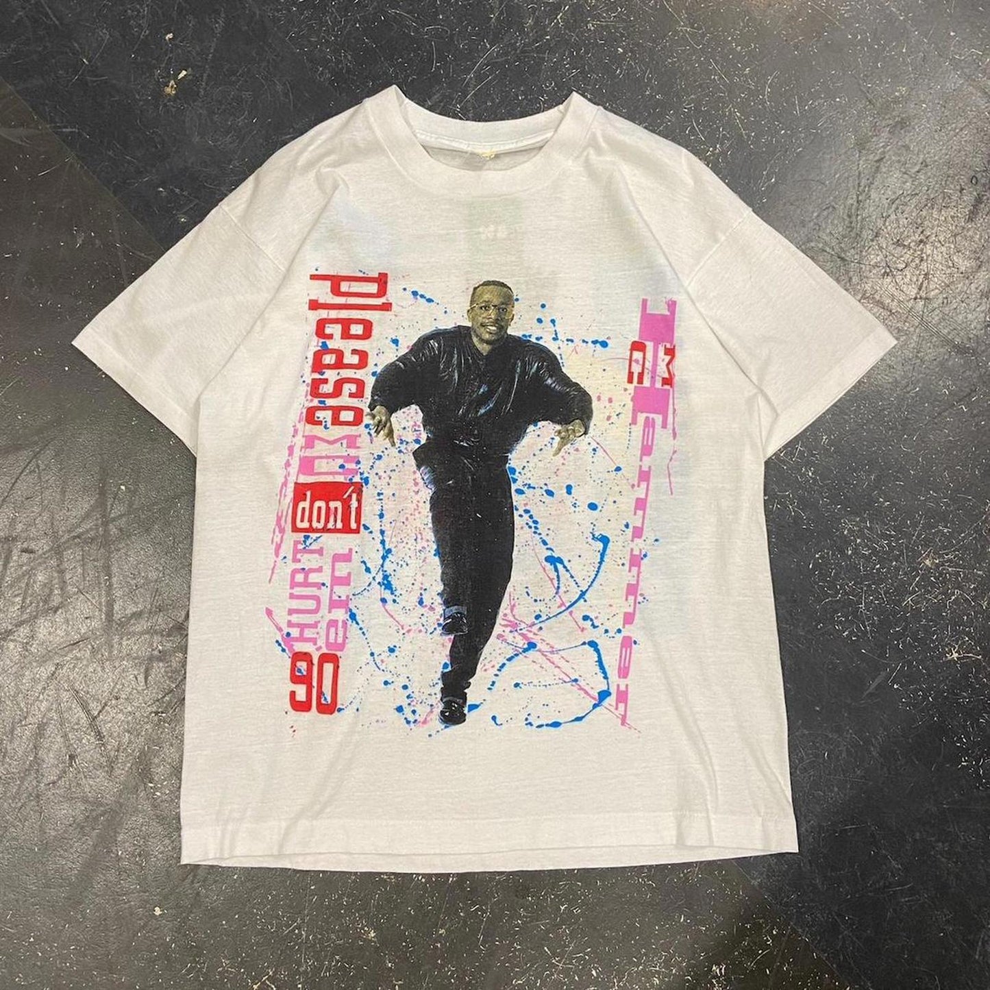 1990 Mc Hammer Vanilla Ice Bart Simpsons Tee - XL