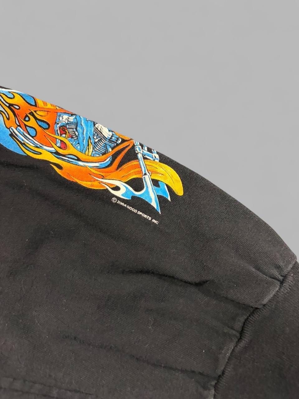 Vintage Flames Biker Long Sleeve - XL