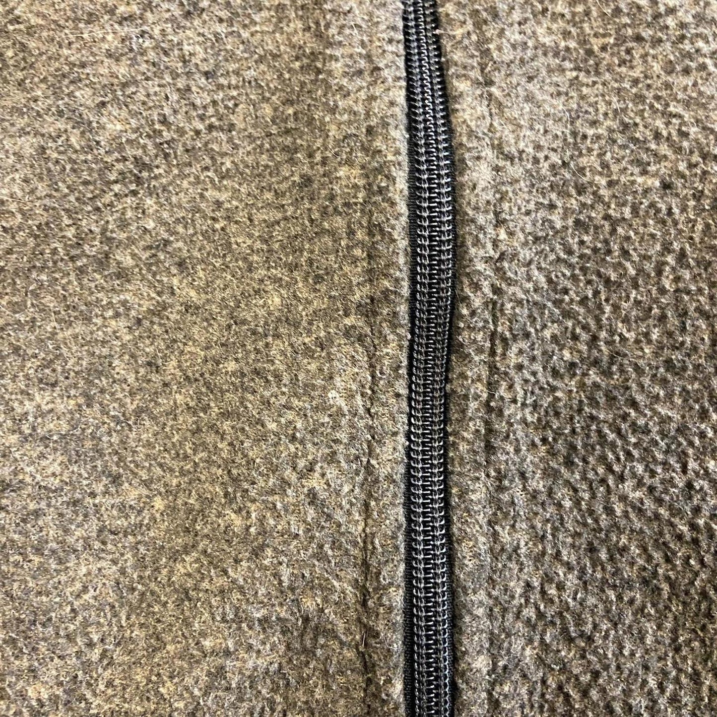 90s Brown Zip Up Fleece - XL