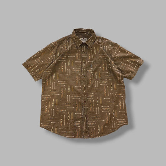 Vintage Woolrich Canoe Button Up - L