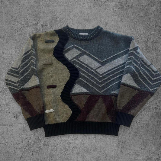 Vintage Tosani Texturized Grandpa Knit- M
