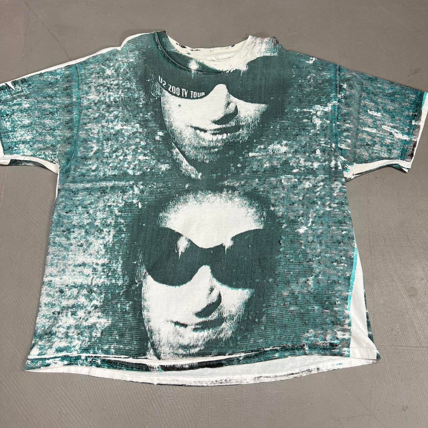 Vintage 90s Mosquito Head AOP U2 Zoo TV Tour Tee