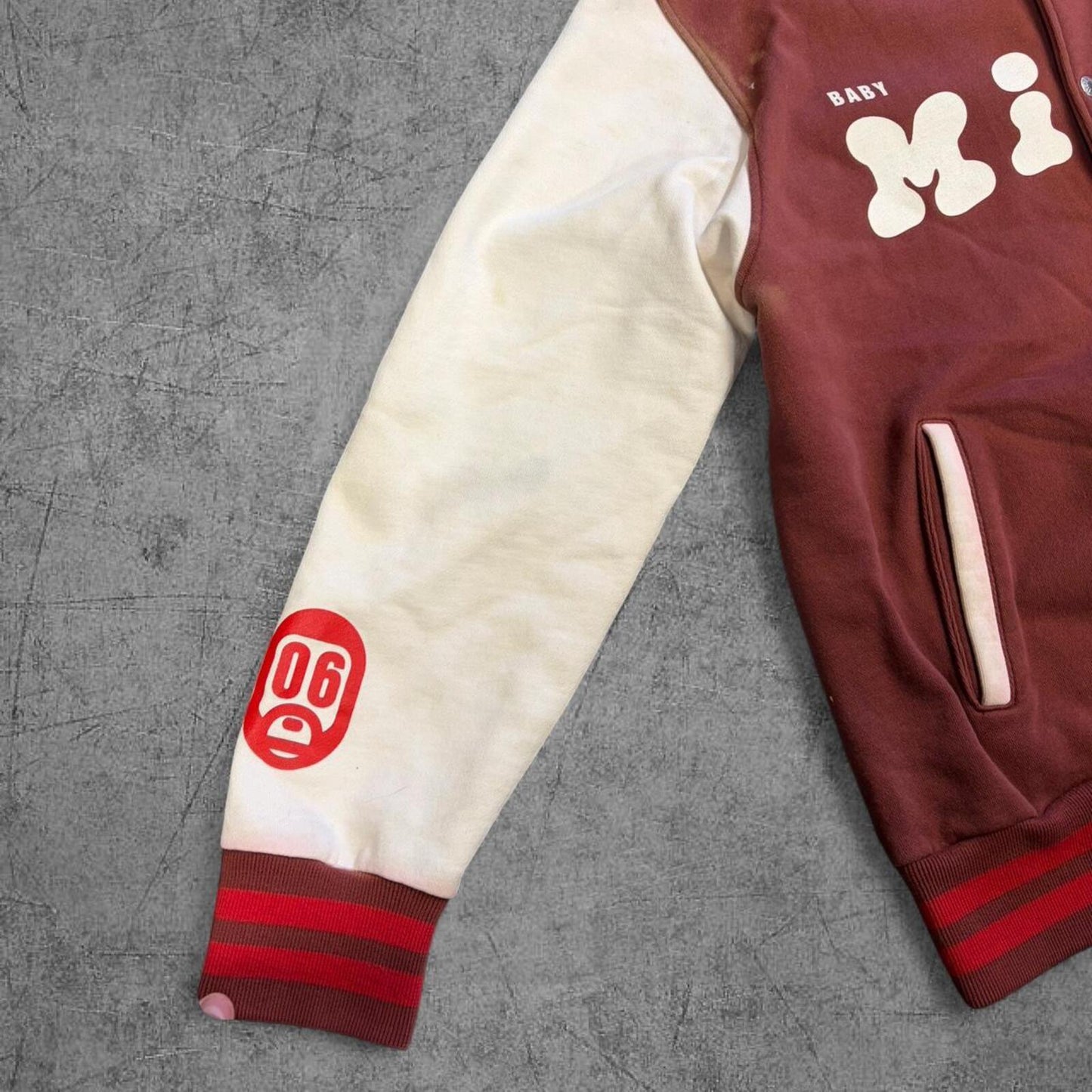 Bape F/W 2006 Baby Milo Varsity Jacket - L