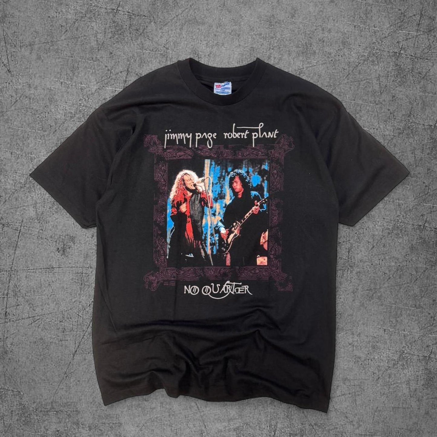 1995 Jimmy Page & Robert Plant Led Zeppelin Tour Tee - XL