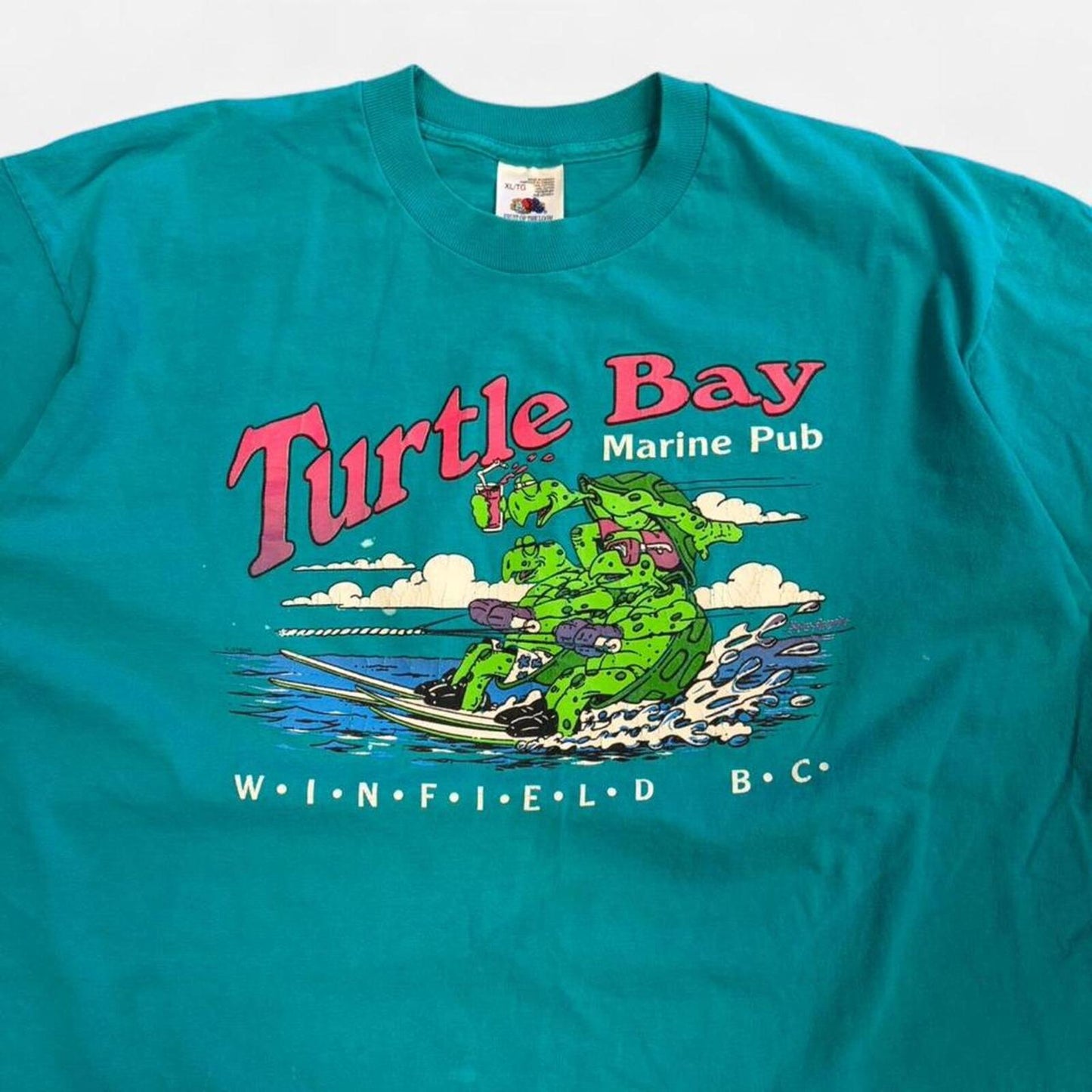 90s Turtle Bay Waterski Tee - XL
