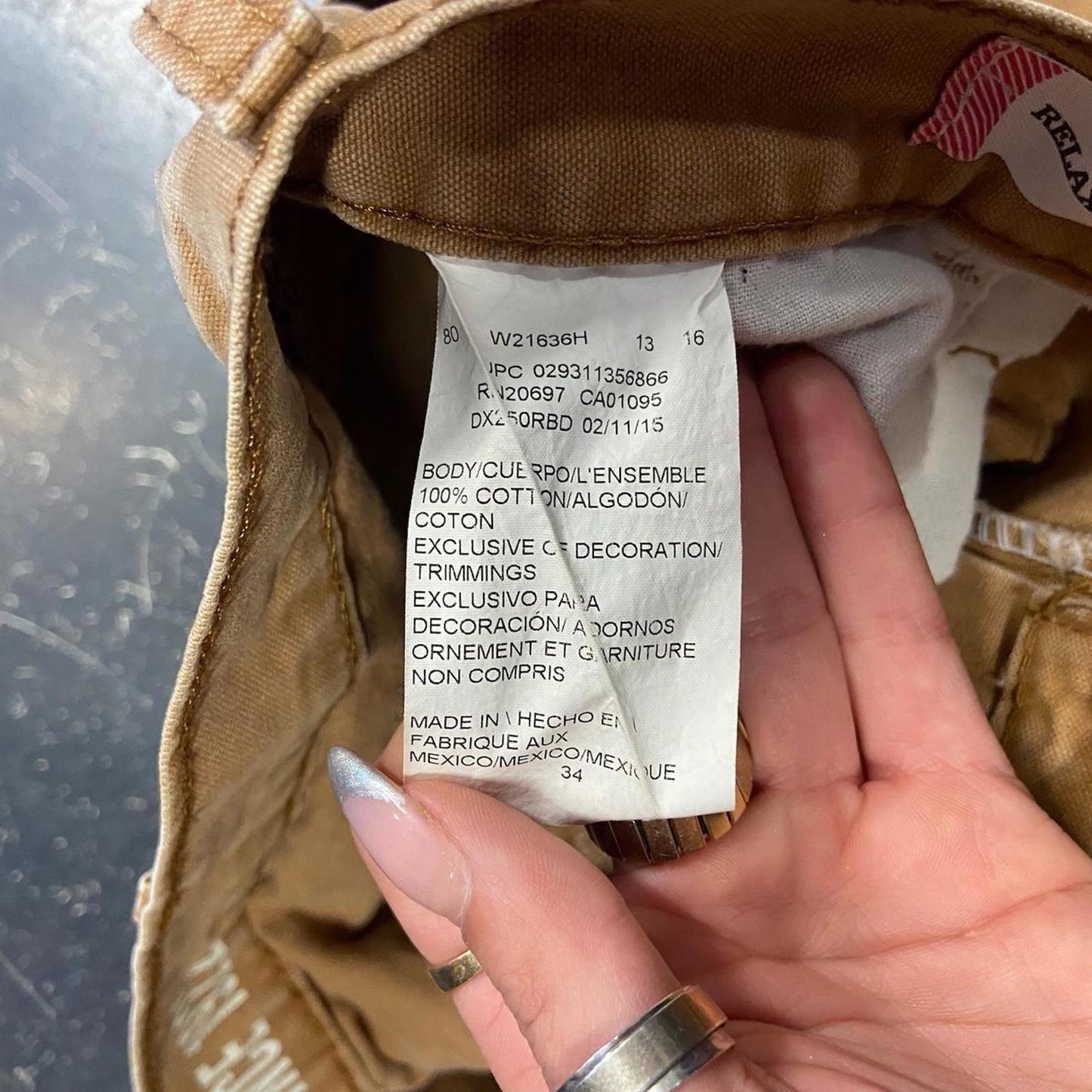 Khaki Dickies Carpenter Shorts - 34