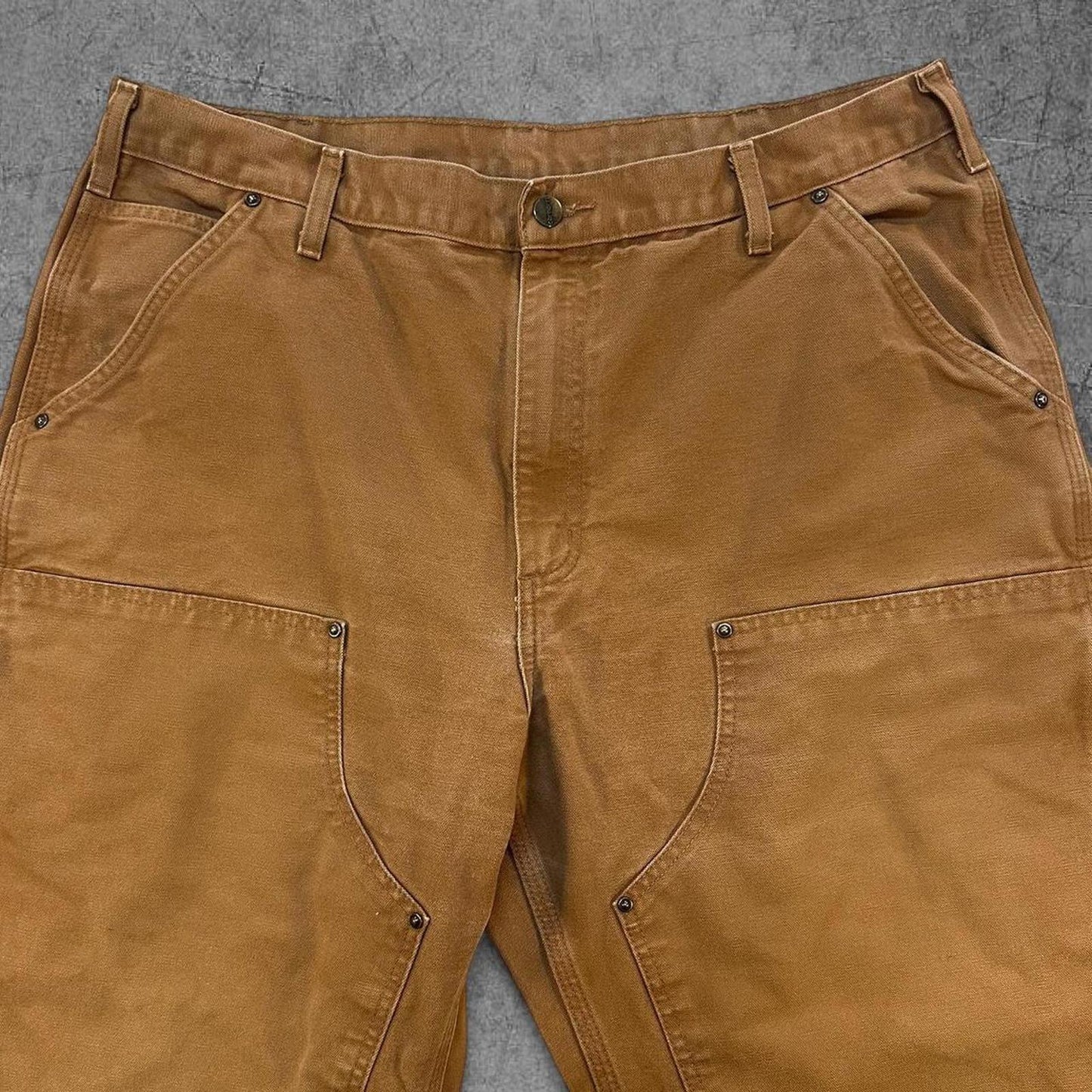 Vintage Tan Carhartt Double Knees - 38