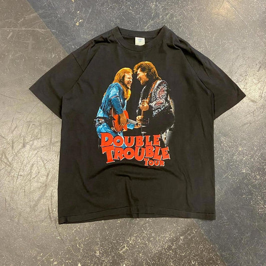 1996 Travis Tritt / Marty Stuart Double Trouble Tour Tee - XL