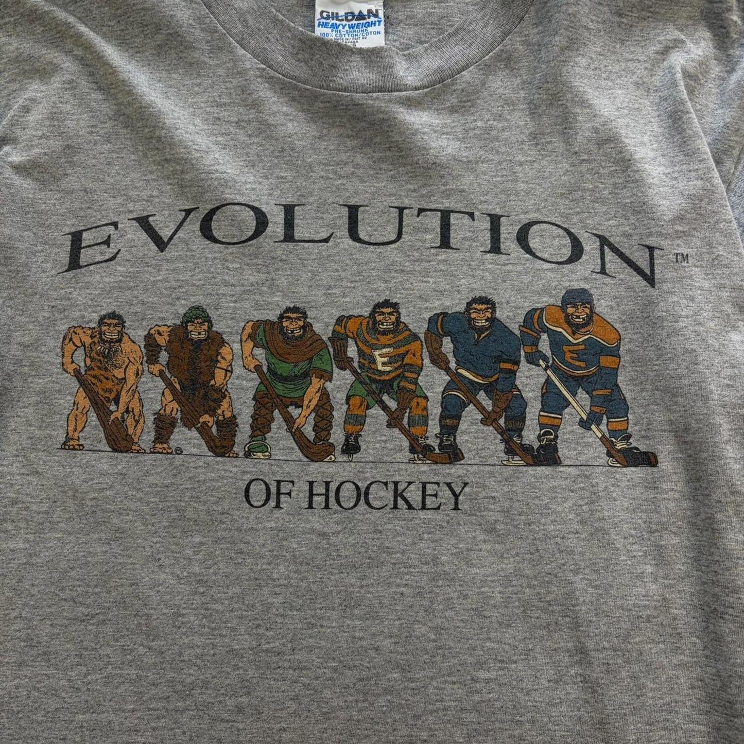 90s Evolution of Hockey Tee - L