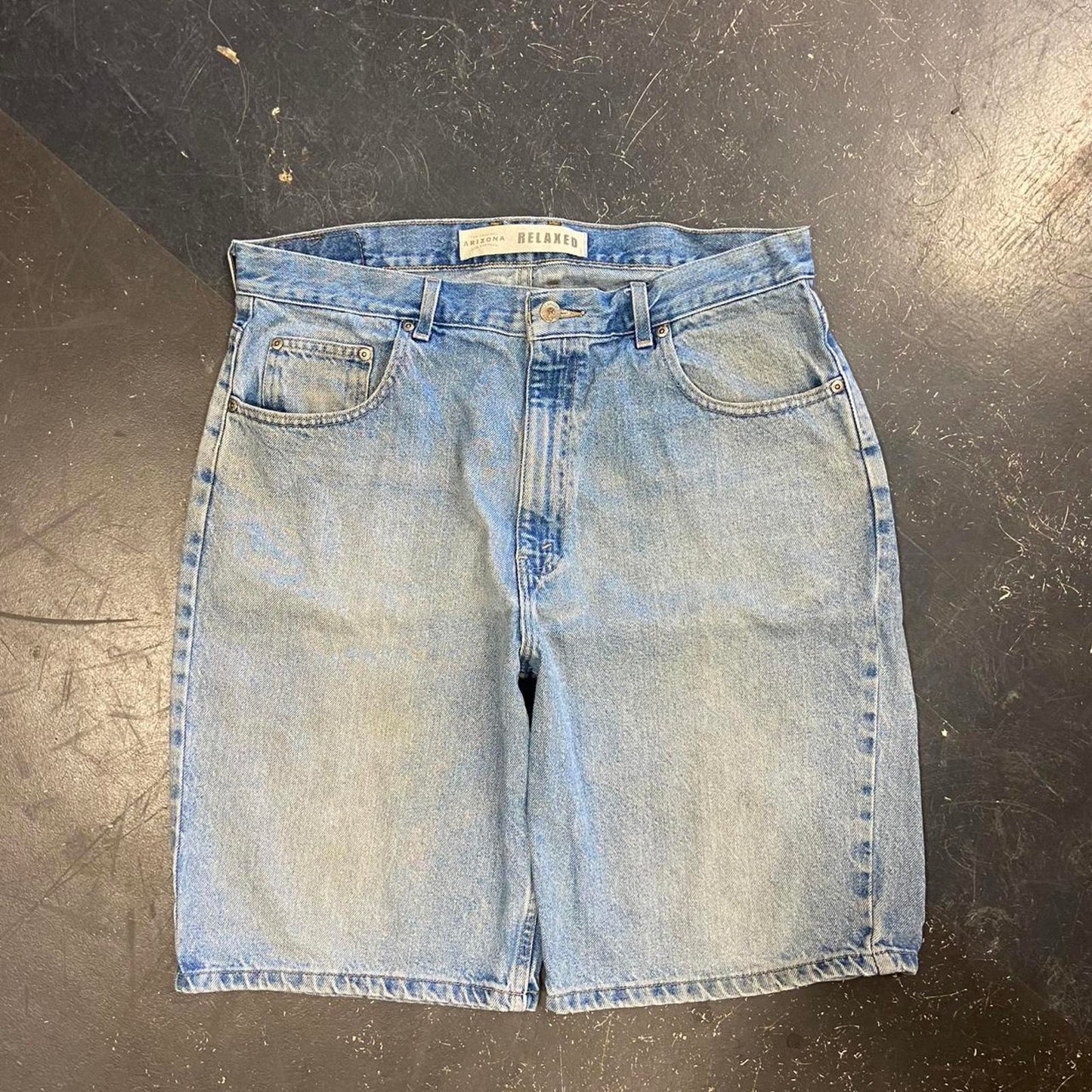 Vintage 90s Arizona Light Wash Jorts - 36