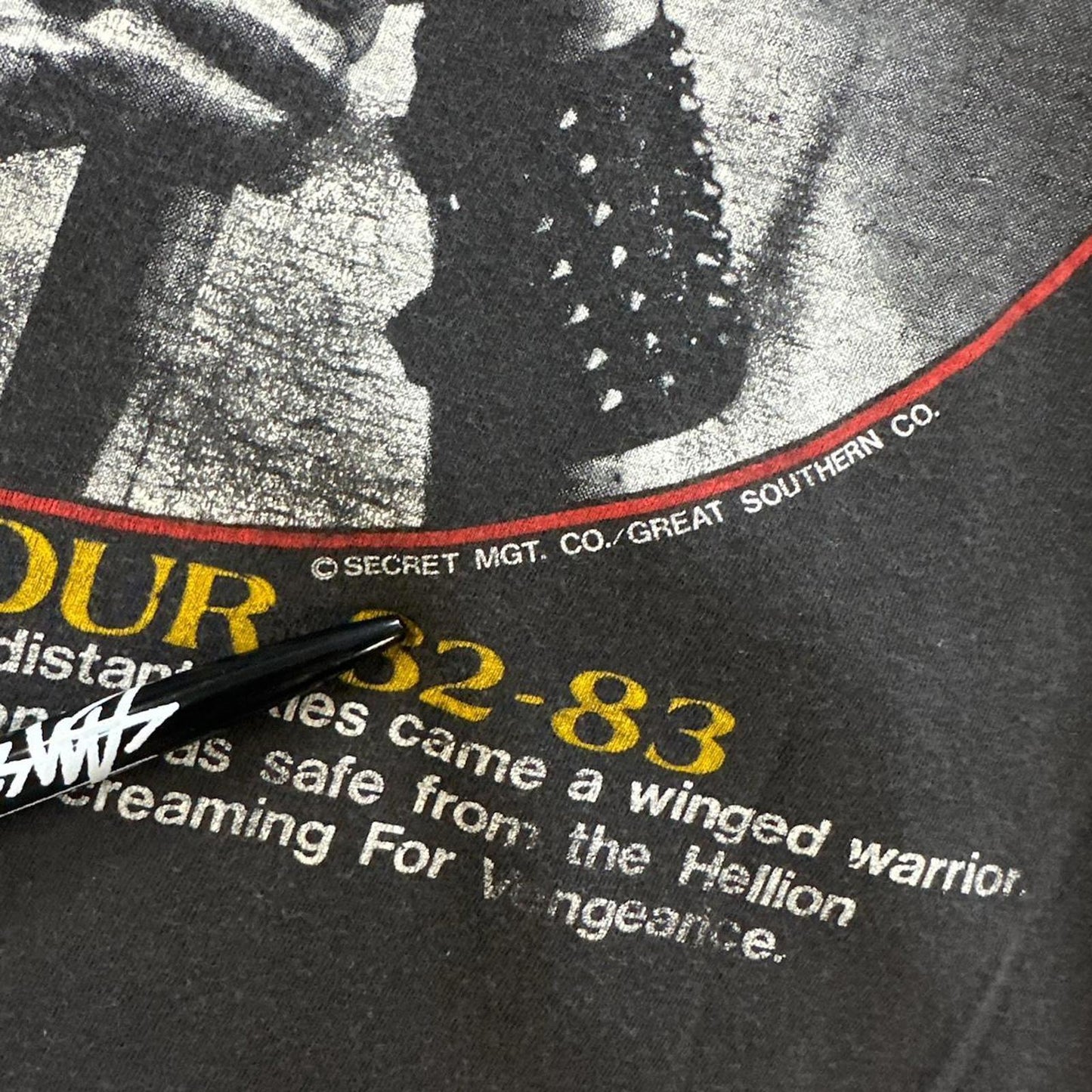 1982/83 Judas Priest Screaming for Vengeance Tour Tee - S