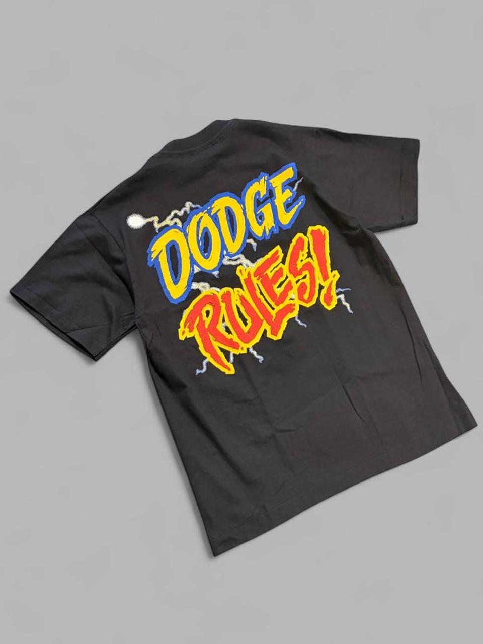 90s Dodge Rules Monster Truck Thunder Drags Tee - M