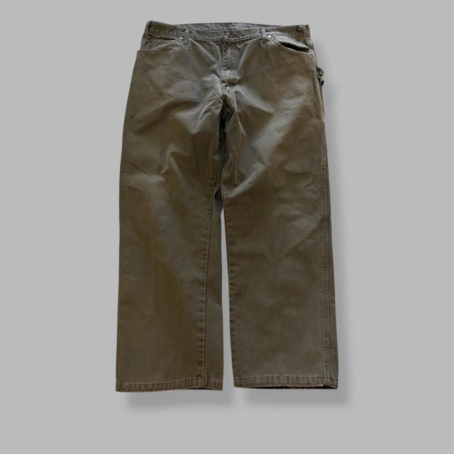 Vintage Faded Olive Dickies Carpenter Pants - 40