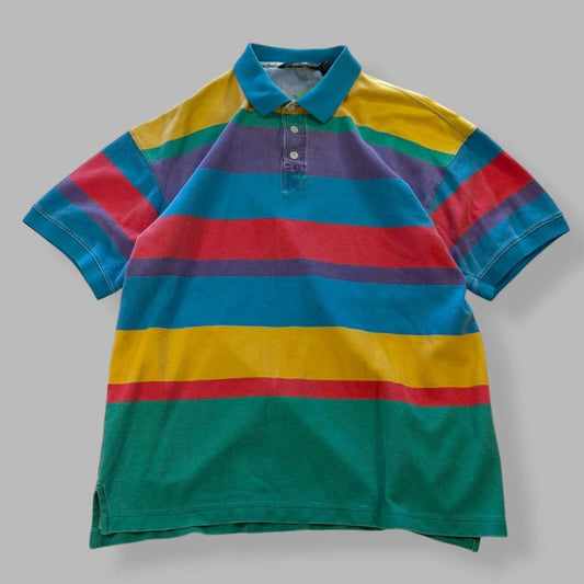 Vintage Eddie Bauer Striped Polo - L