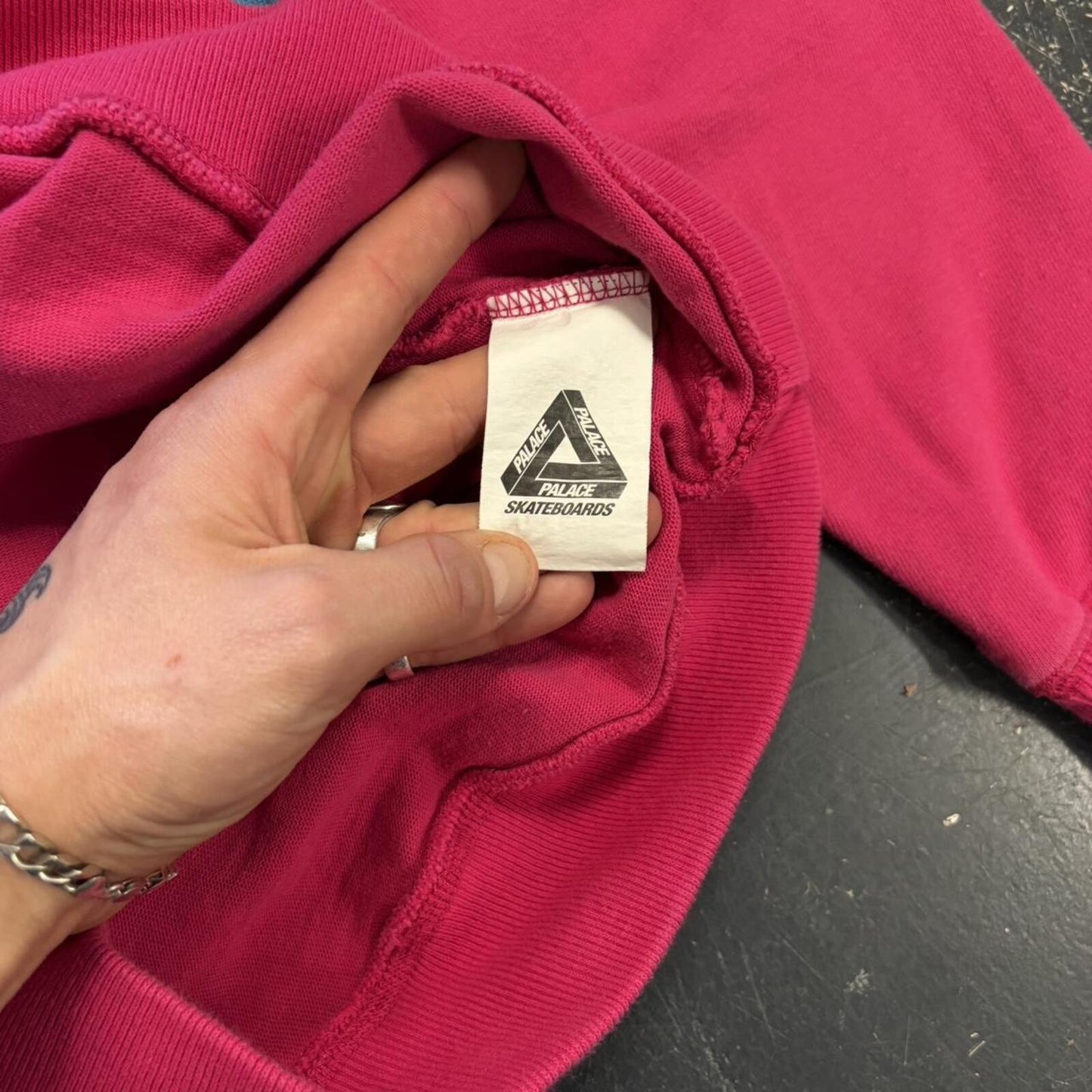 Pink Palace Jeans Skate Crewneck - S