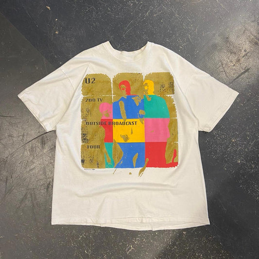 Vintage 1992 U2 Zoo Tv Tour Tee - XL