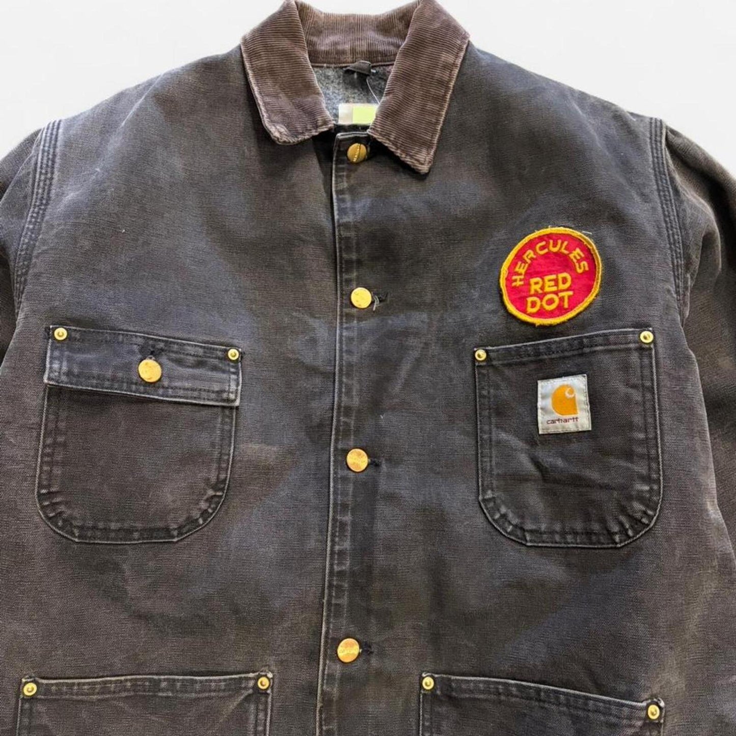 Vintage 2001 Carhartt Blanket Lined Chore Jacket - L