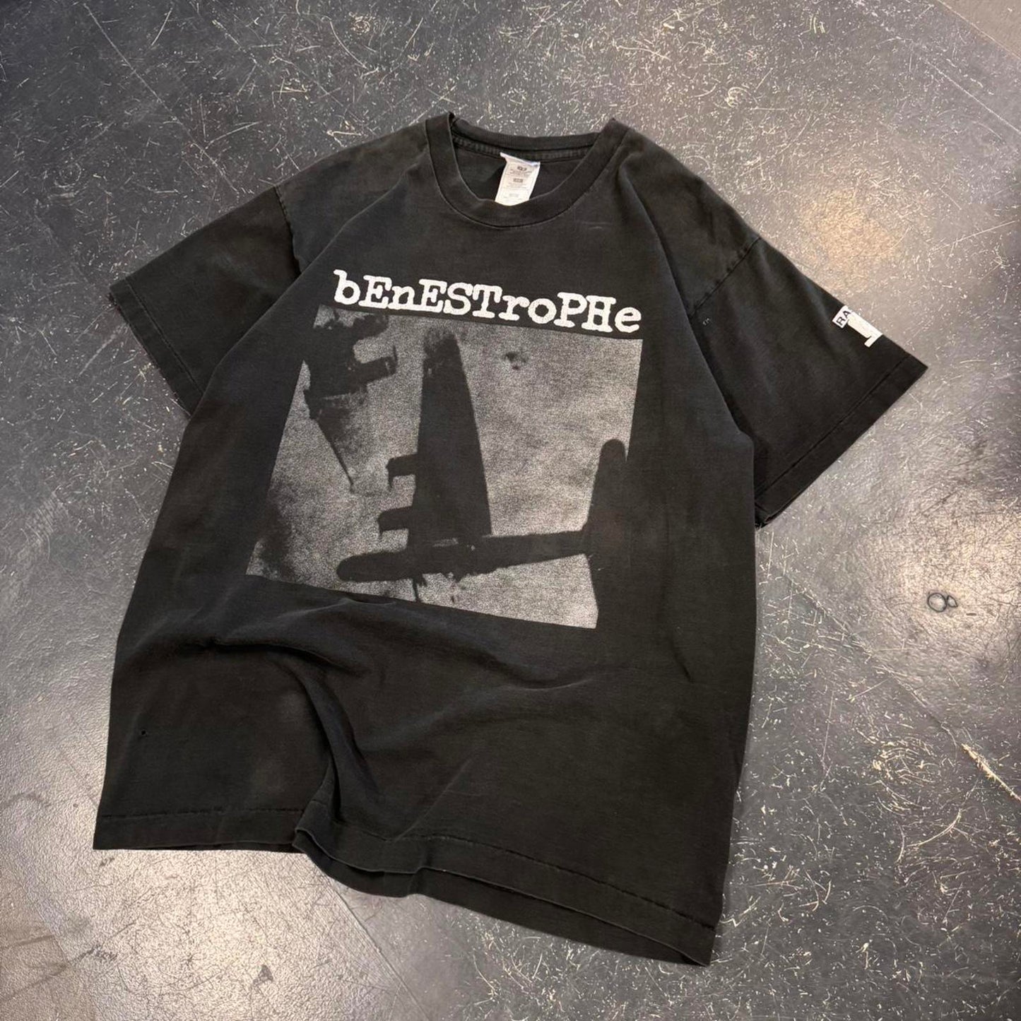 Vintage Rare 1994 Benestrophe Sensory Deprivation Tour Tee - XL