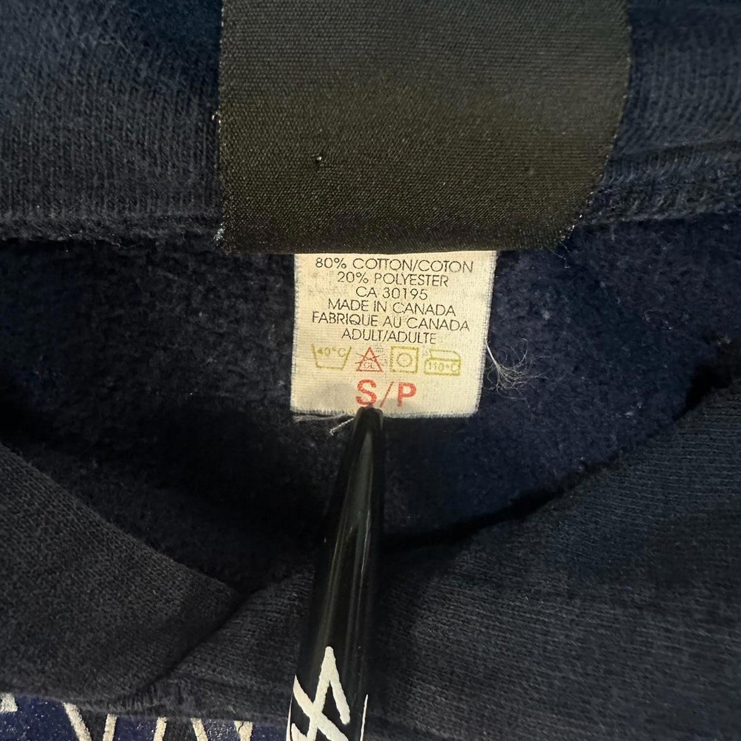 Vintage 90s Planet Earth Boarding Hoodie - L