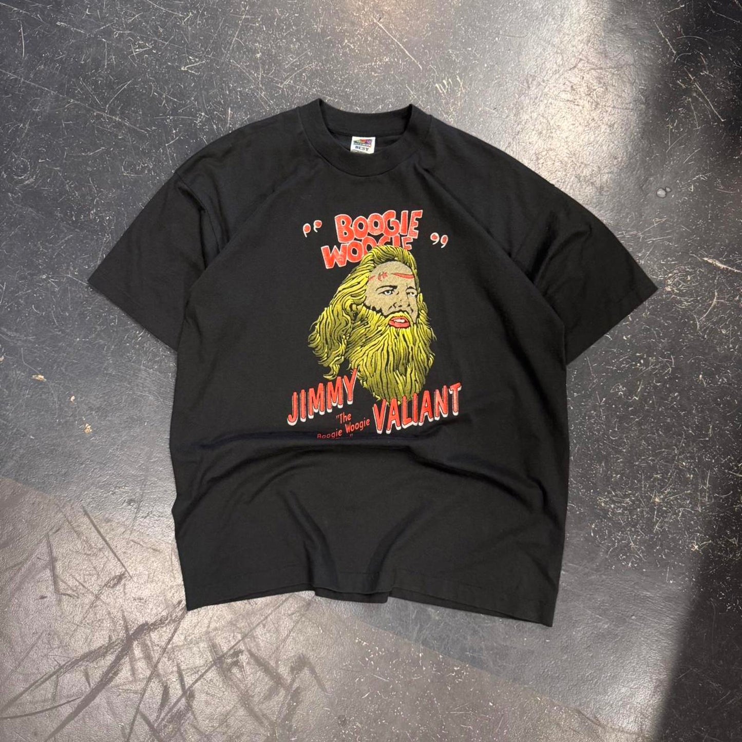 Vintage Rare 90s Jimmy Valiant WWE Wrestling Camp Tee - XL