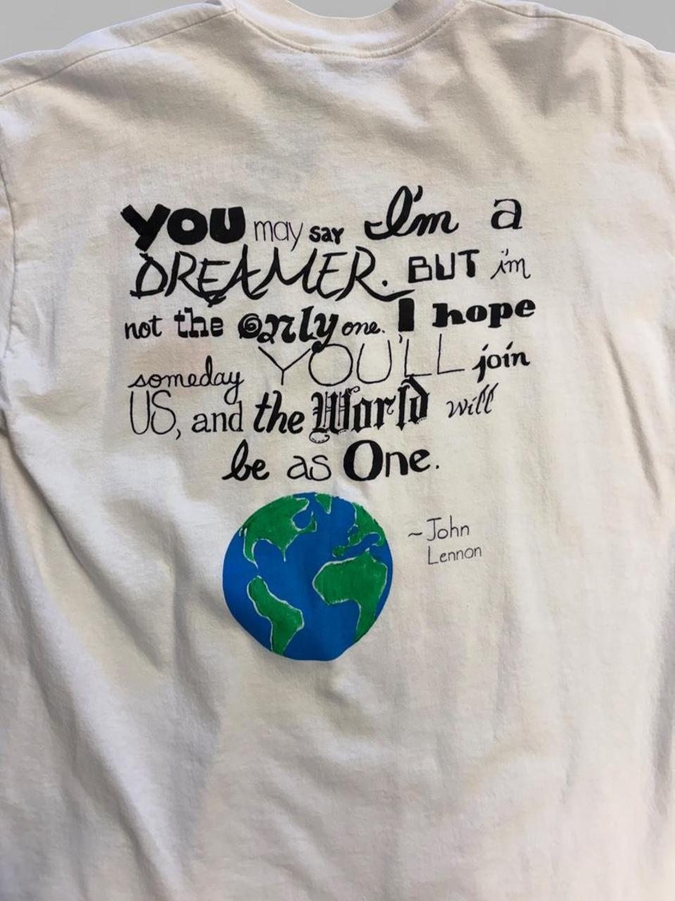 90s John Lennon Art Tee - XL