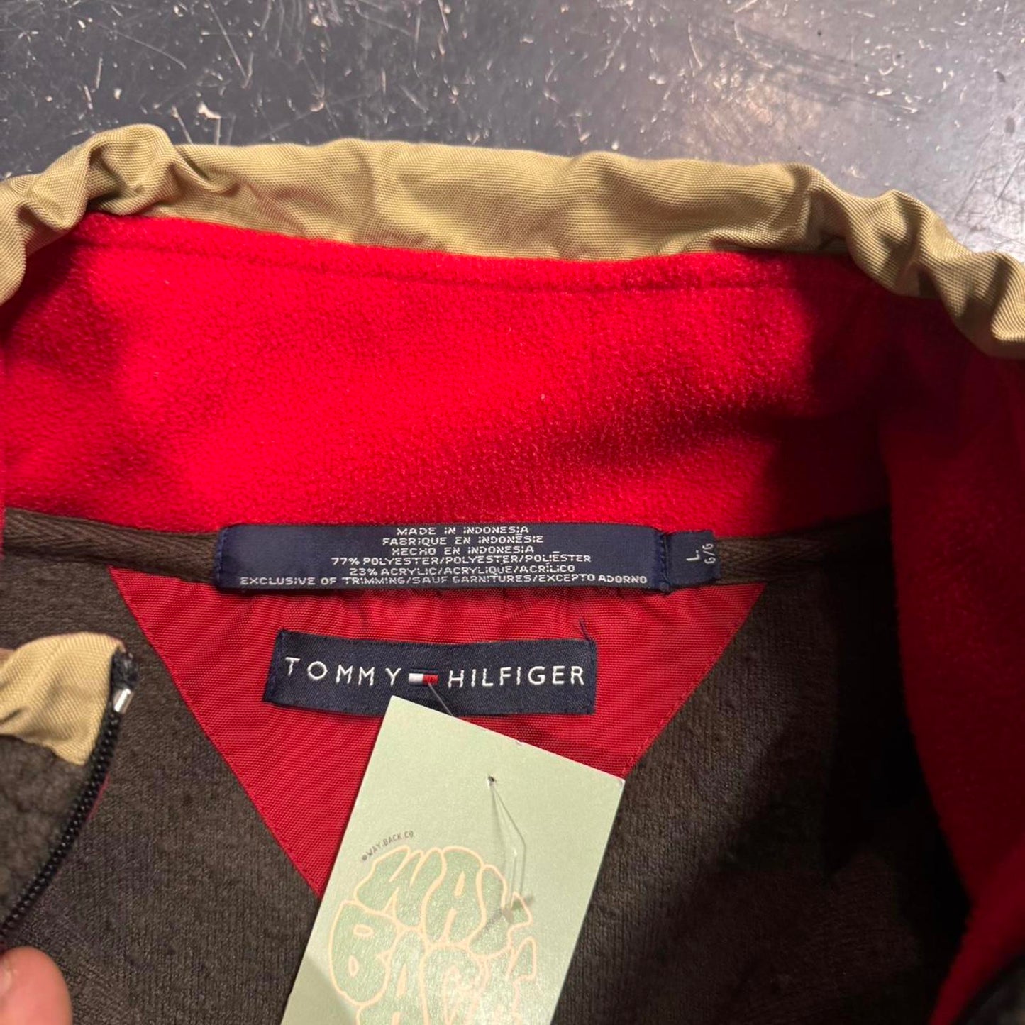 Vintage Tommy Brown Fleece - L