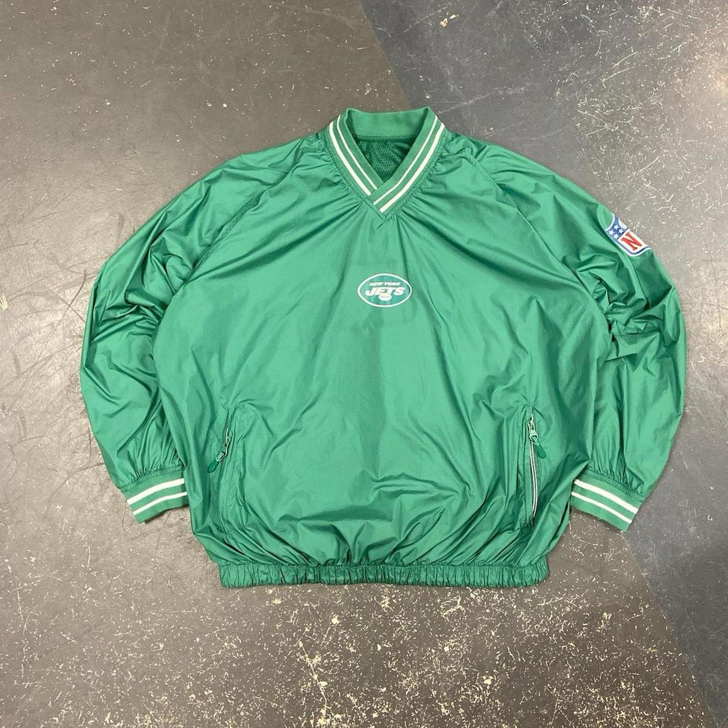 Reversible NY Jets NFL Pullover - XL