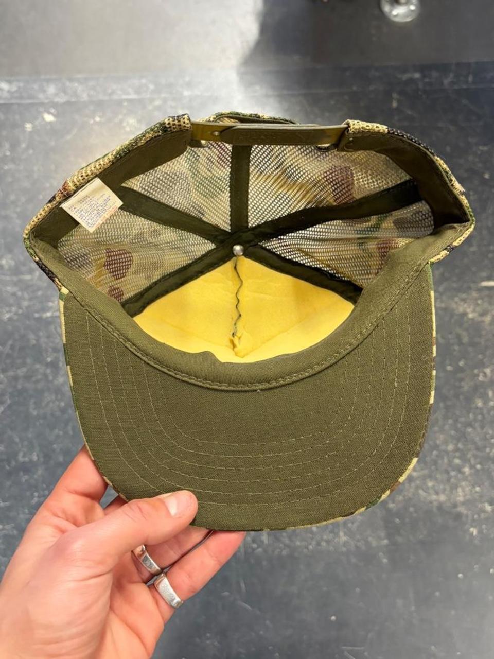 Vintage 80s Jeffrey In Kootenay BC Camo Hat