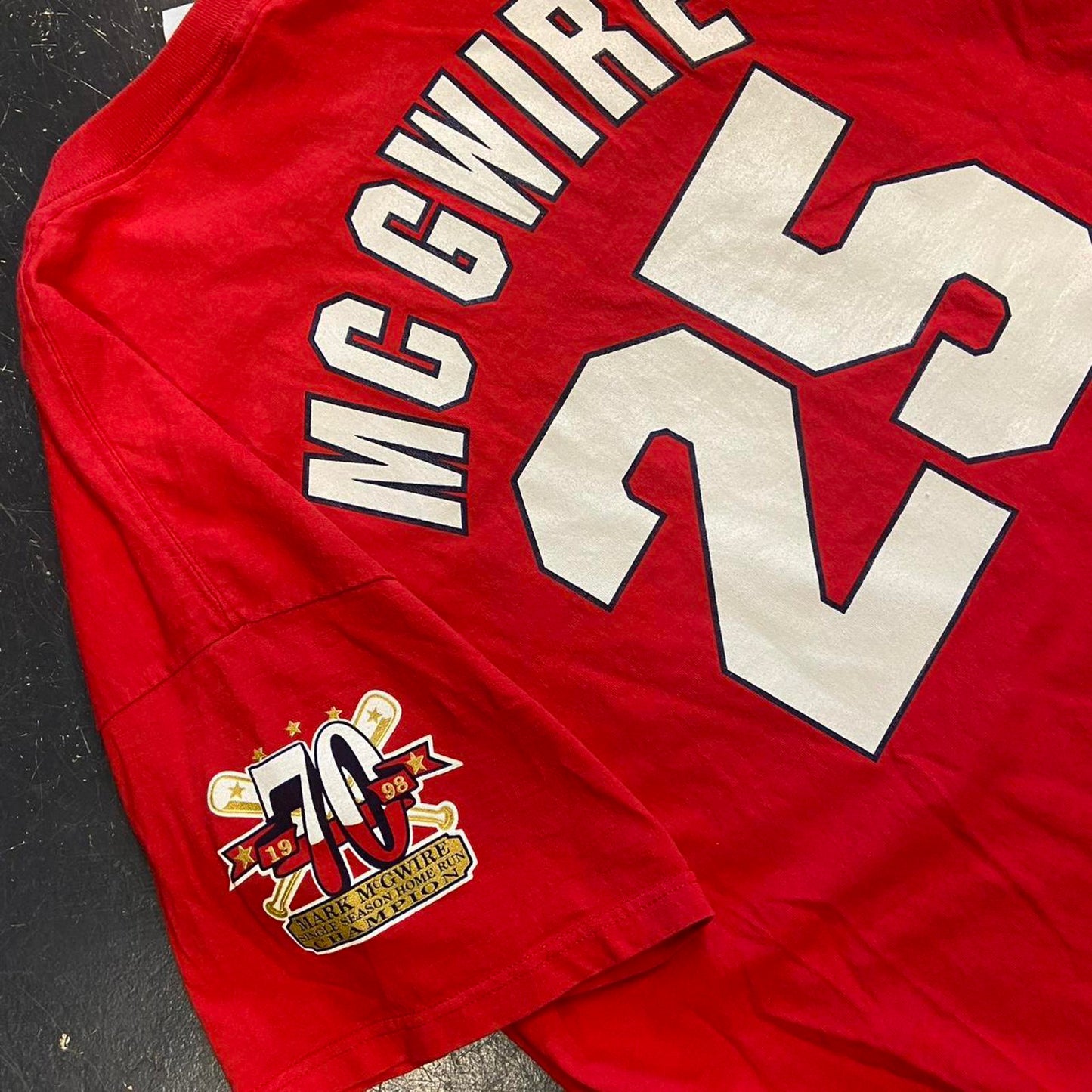 Vintage 1998 Cardinals Mark McGwire MLB Tee - XL