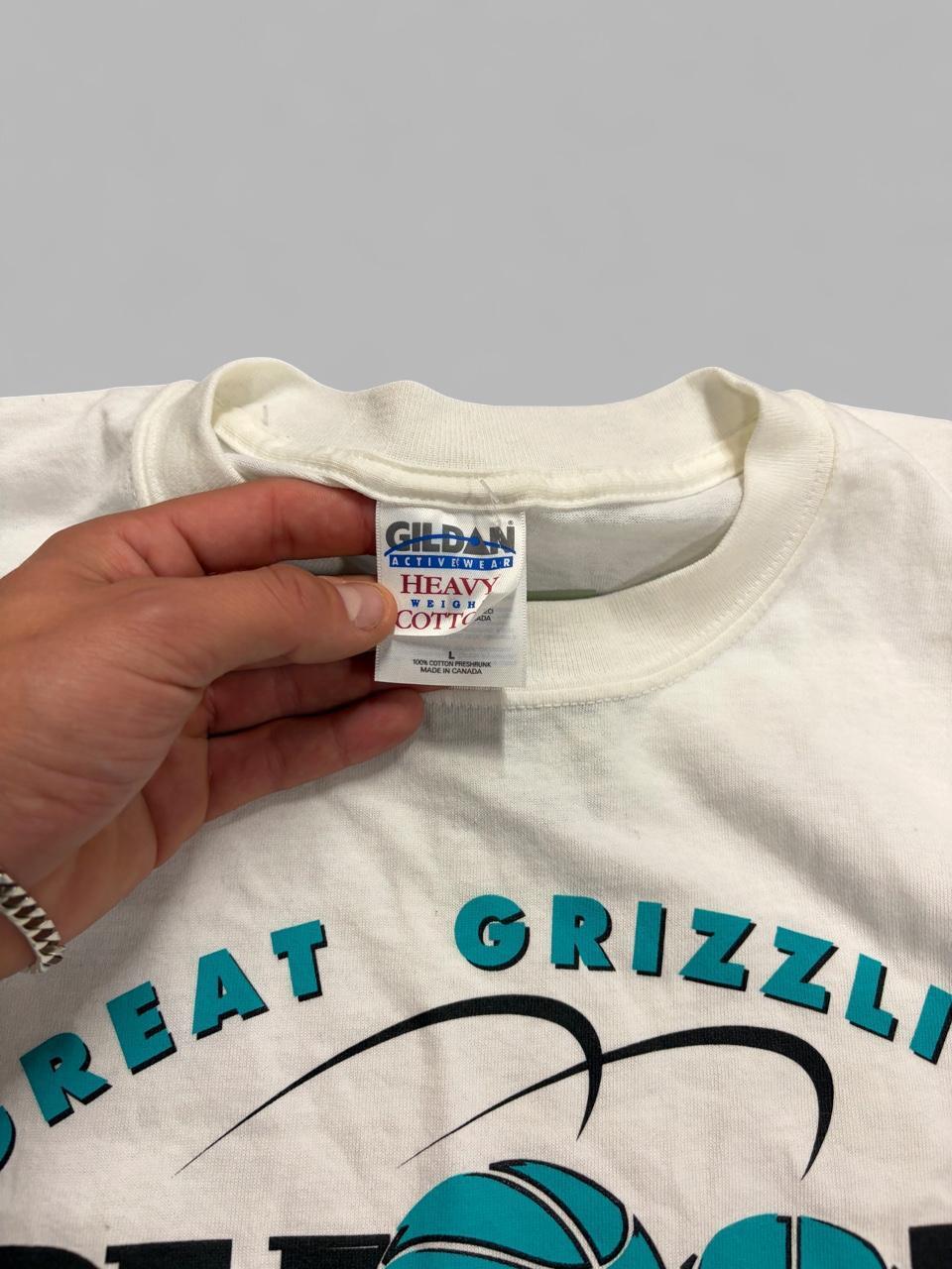 Vintage 90s Vancouver Grizzlies Shootout Tee - L
