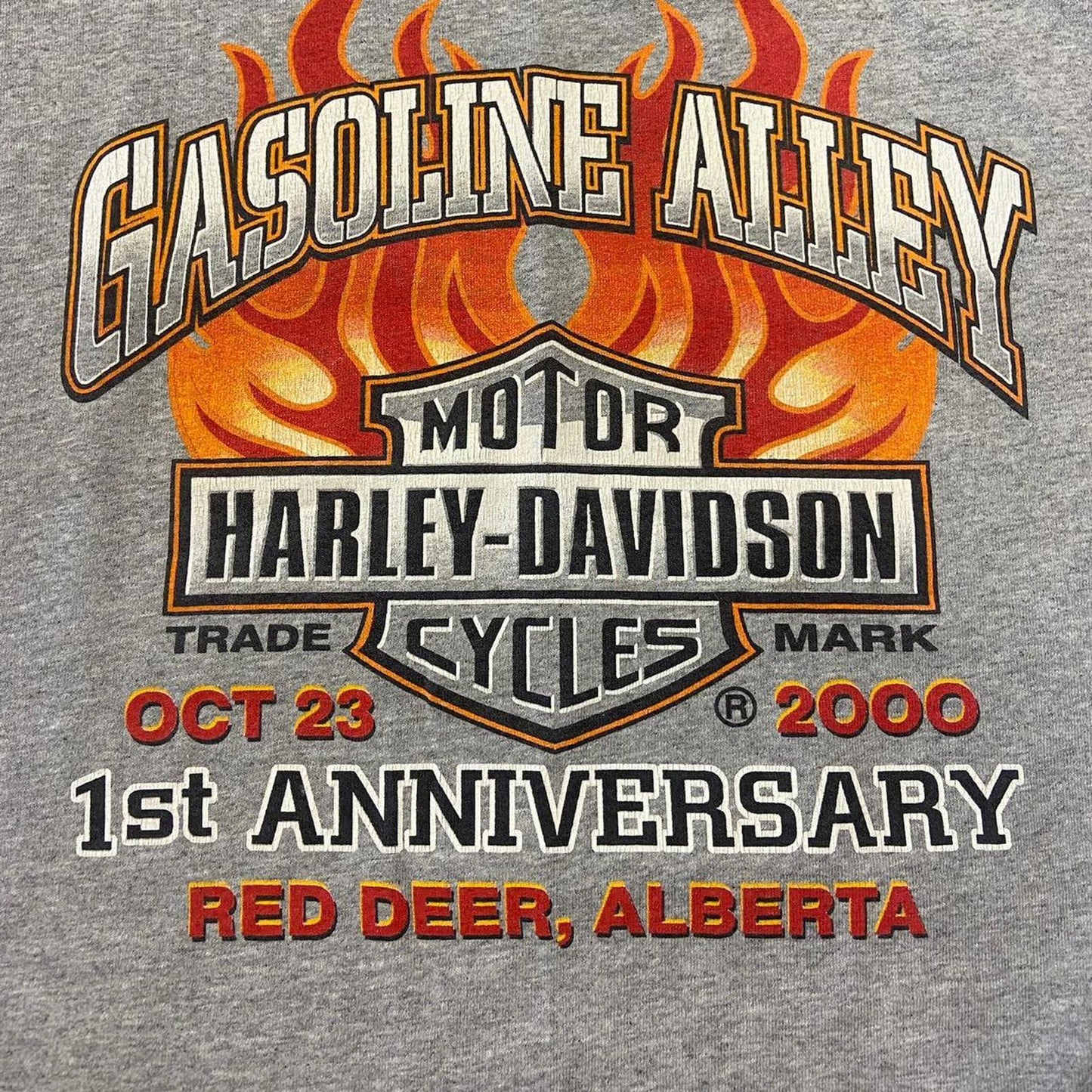 Vintage Harley Davidson Gasoline Alley Tee - XL