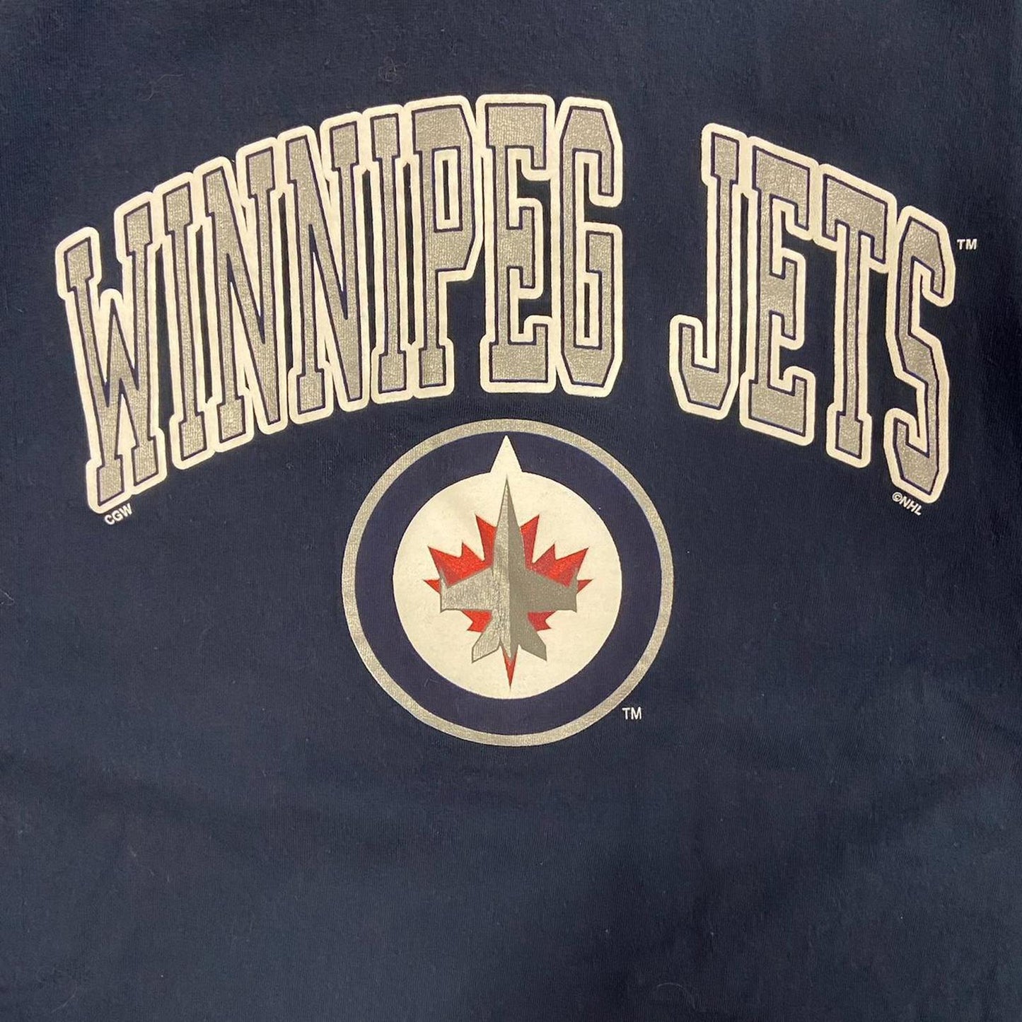 90s Winnipeg Jets NHL Tee - XL
