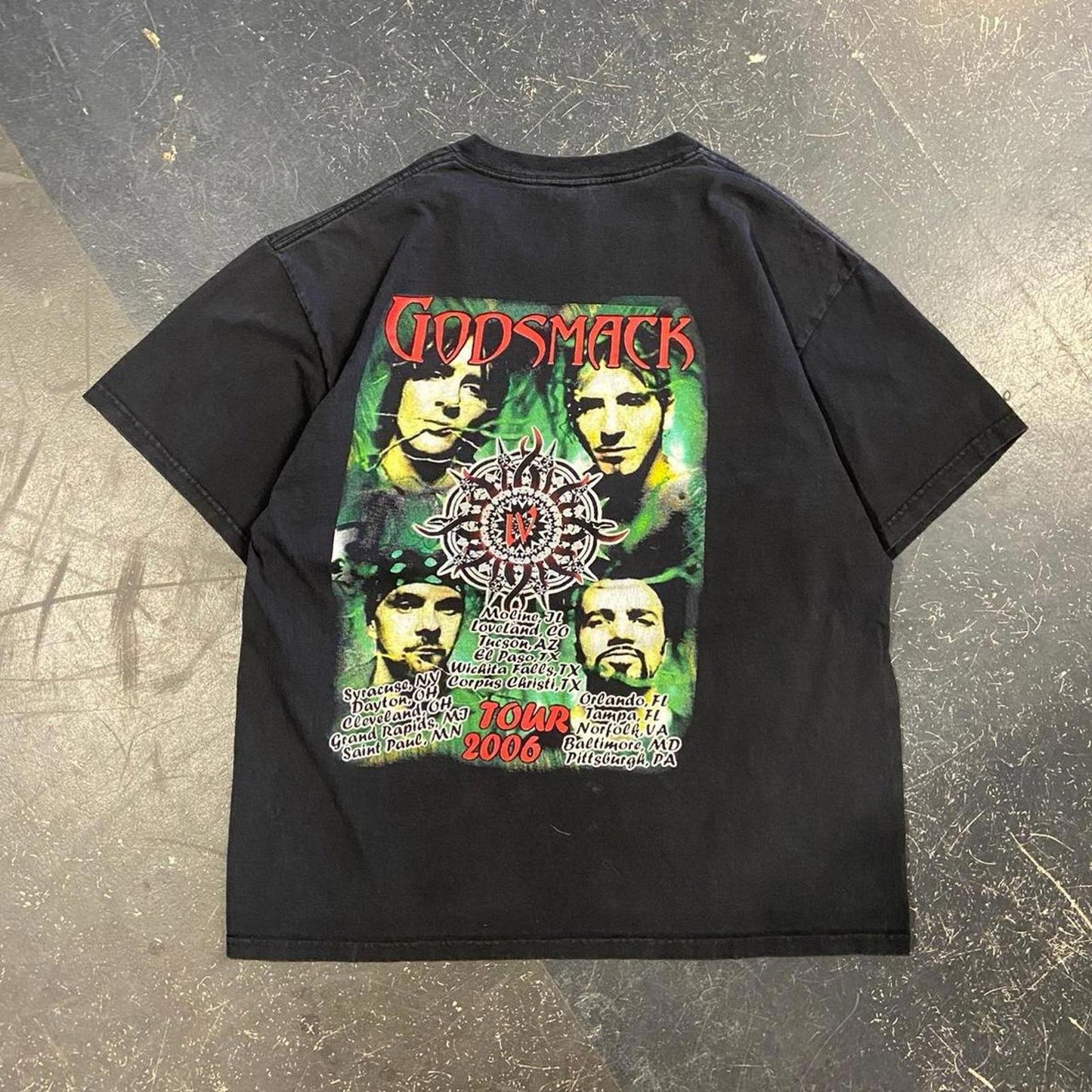 2006 Godsmack Metal Band Tee - XL