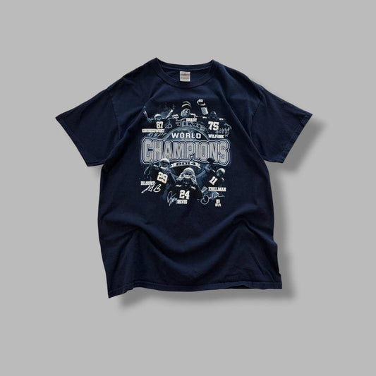 2014 New England Patriots Tom Brady Super Bowl Tee - L