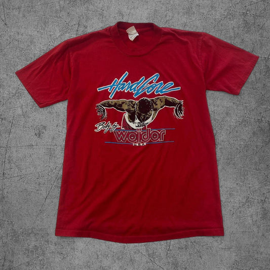 Vintage 1980s Weider USA Powerlifting Tee - L