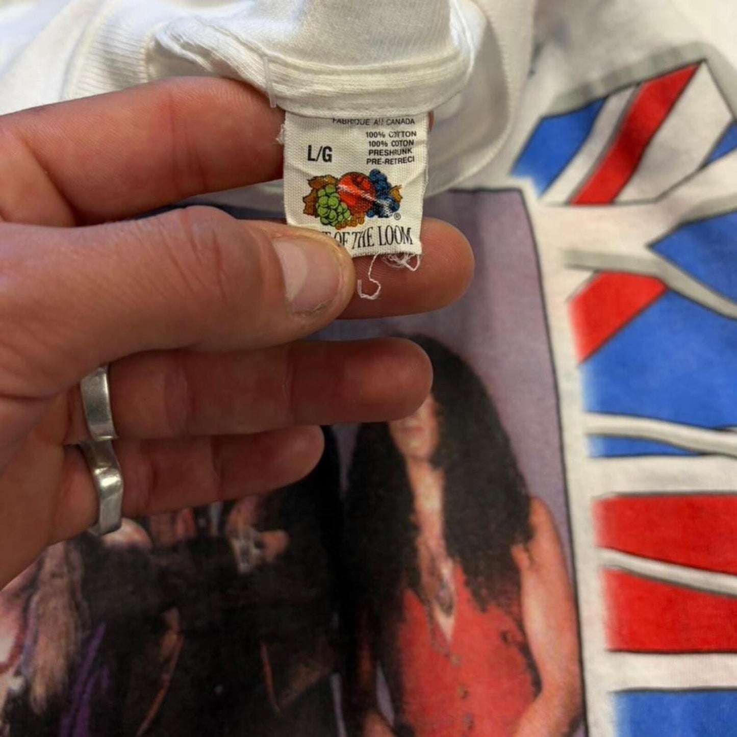 1992 Def Leppard 7 Day Tour Tee - L