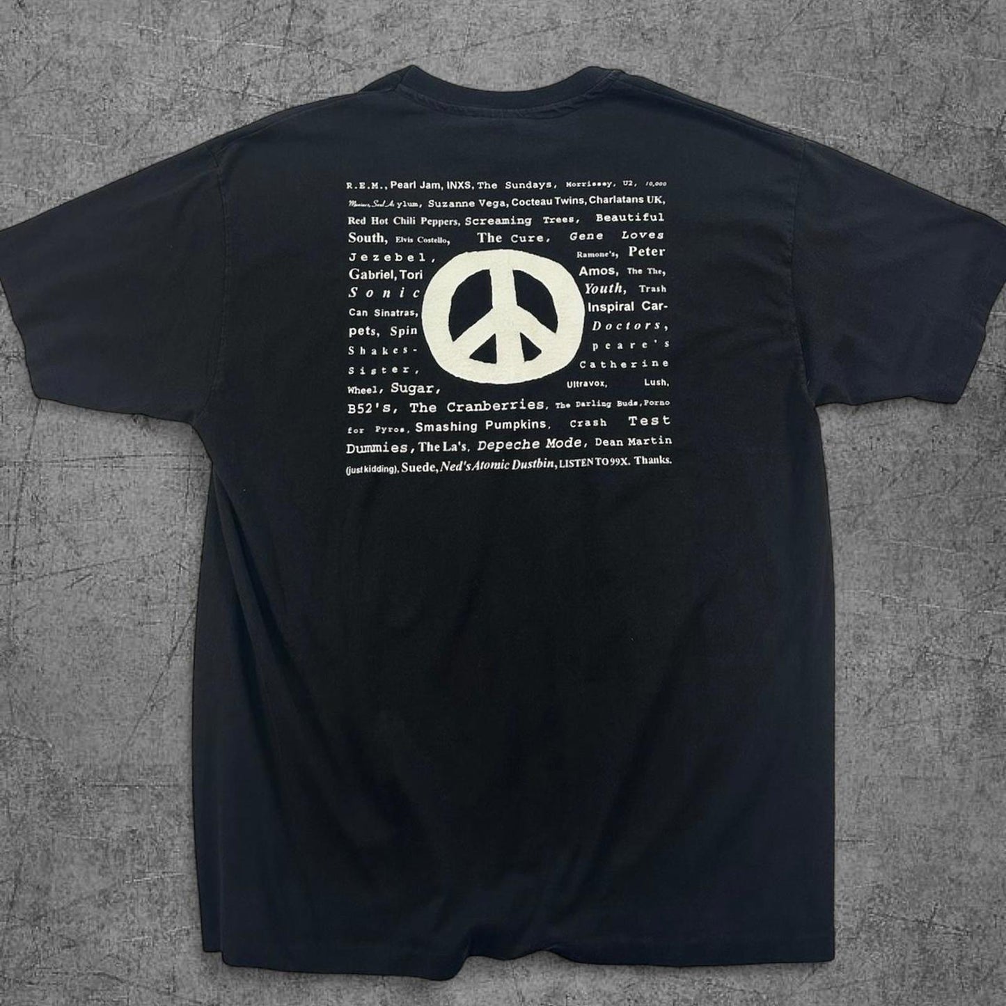 90s 99.7 Atlanta Radio Peace Show Tee - XL