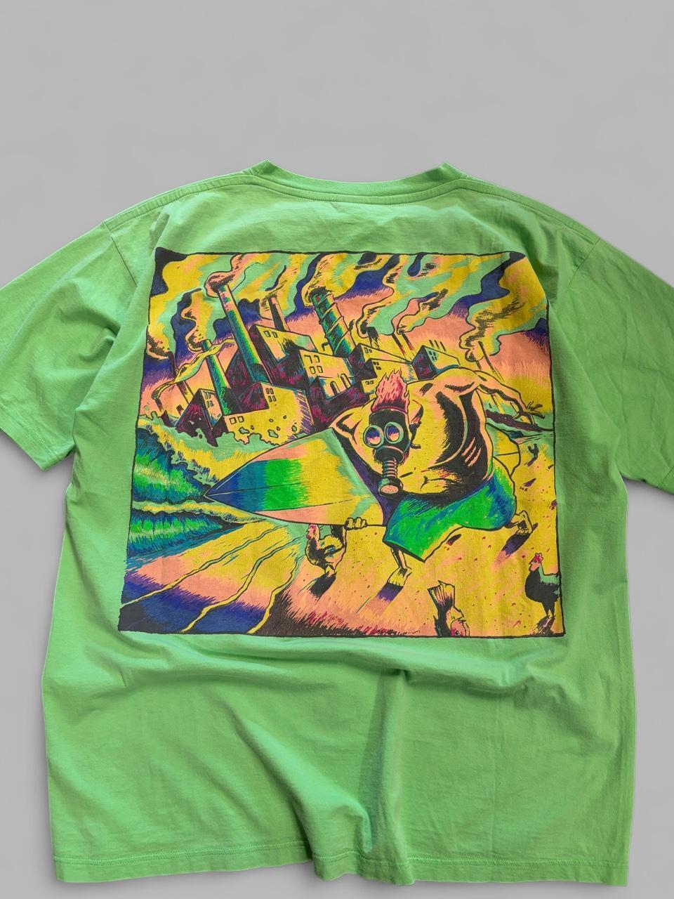 90s Ocean Pacific Dystopian Surf Tee - XL