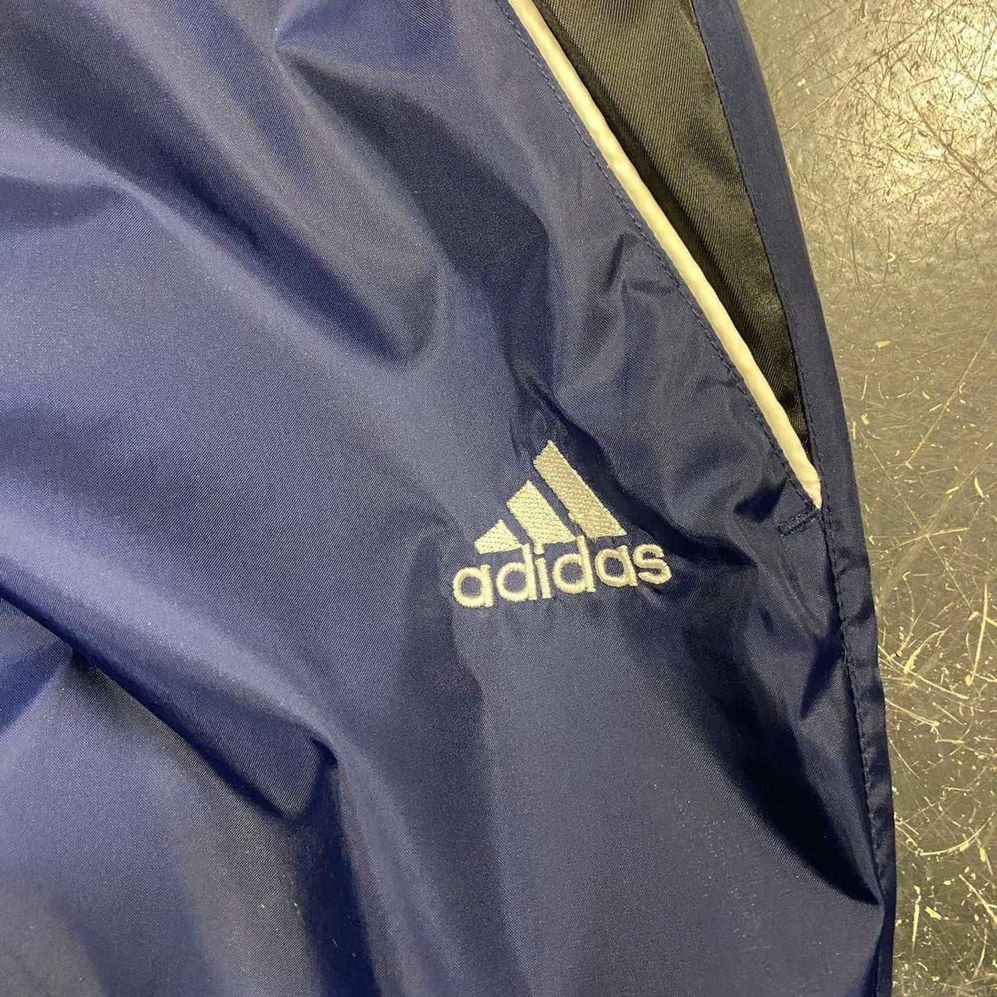Vintage Navy Adidas Track Pants - M