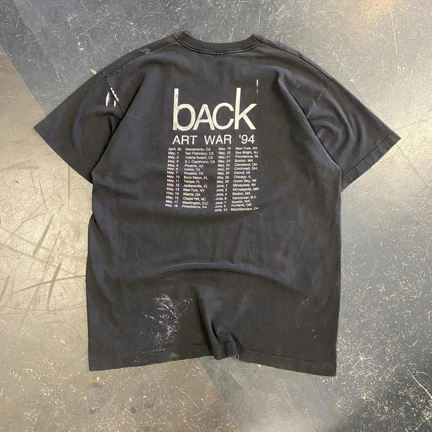 1994 The Knack is Back Art War Tour Tee - XL