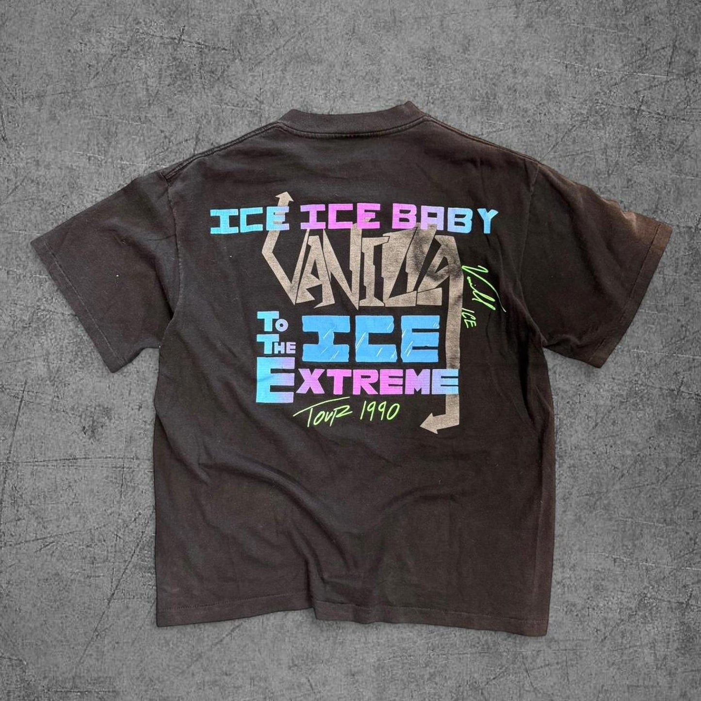 Vintage 1990 Vanilla Ice Rap Tee - XL